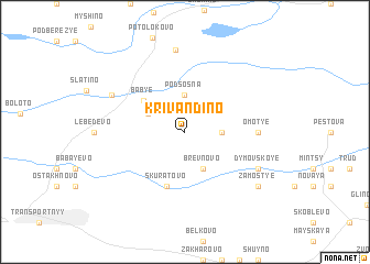 map of Krivandino