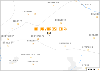 map of Krivaya Roshcha