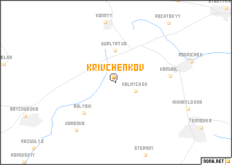 map of Krivchenkov