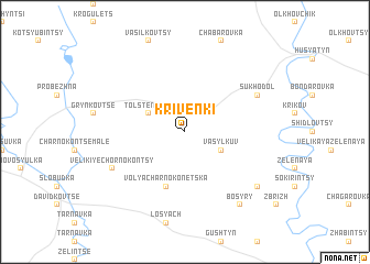 map of Krivenʼki