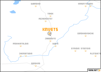 map of Krivets