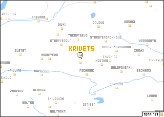 map of Krivets