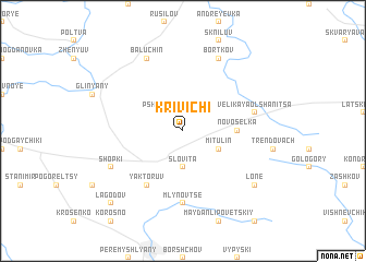 map of Krivichi