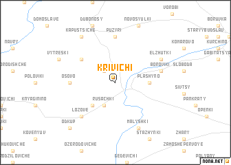 map of Krivichi