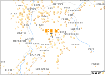 map of Krivi Do