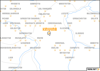 map of Krivina