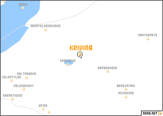 map of Krivina