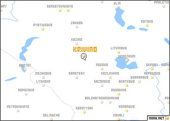 map of Krivino