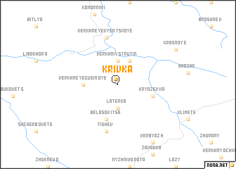 map of Krivka