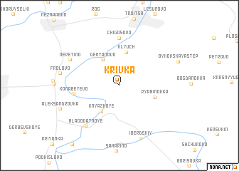 map of Krivka