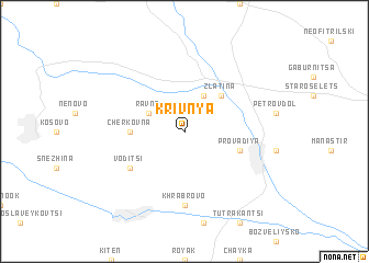 map of Krivnya