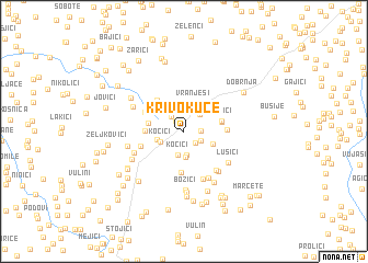 map of Krivokuće