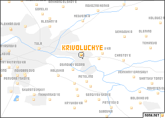 map of Krivoluch\