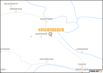 map of Krivonogovo