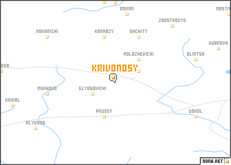 map of Krivonosy