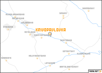 map of Krivopavlovka