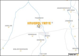 map of Krivopolyan\