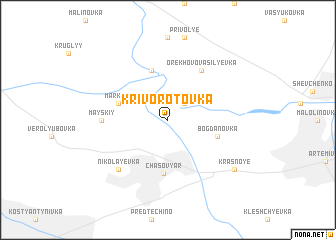 map of Krivorotovka