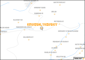 map of Krivoshlykovskiy