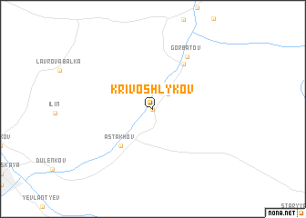 map of Krivoshlykov