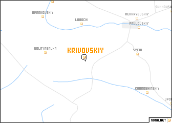 map of Krivovskiy