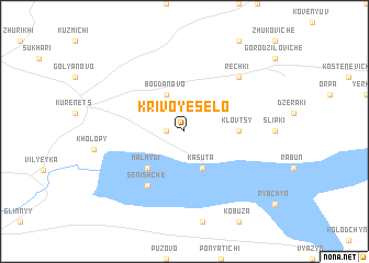 map of Krivoye Selo