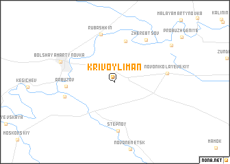 map of Krivoy Liman