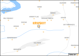 map of Krivskiy