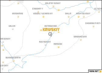 map of Krivskiy