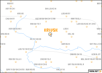 map of Krivsk