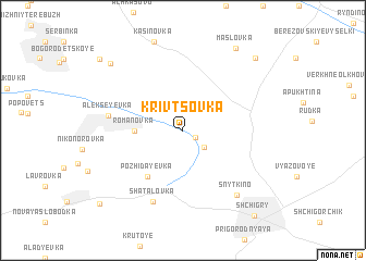 map of Krivtsovka