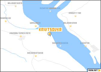 map of Krivtsovka