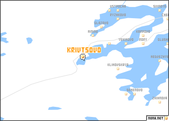 map of Krivtsovo