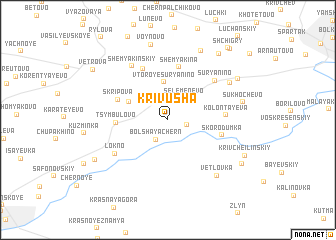 map of Krivusha