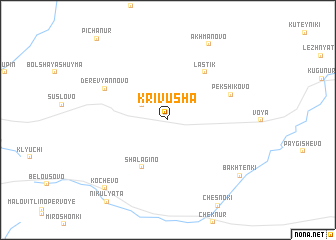 map of Krivusha