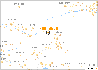 map of Krna Jela
