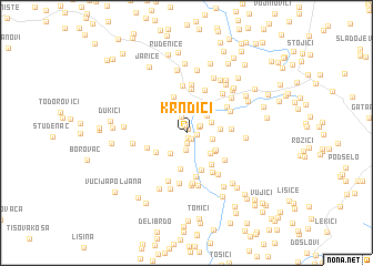 map of Krndići