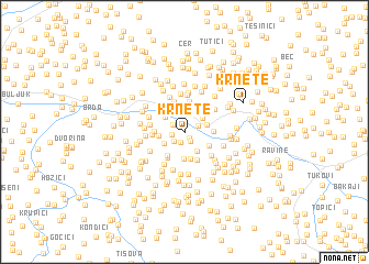 map of Krnete