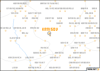 map of Krnišov