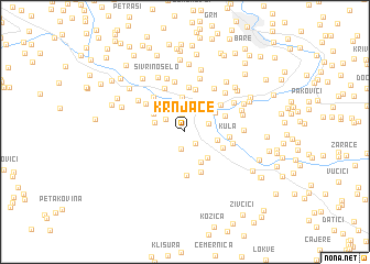 map of Krnjače