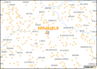 map of Krnja Jela