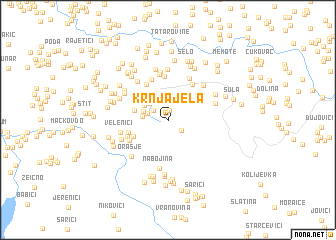 map of Krnja Jela