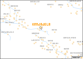 map of Krnja Jela