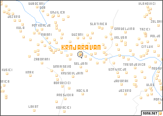 map of Krnja Ravan