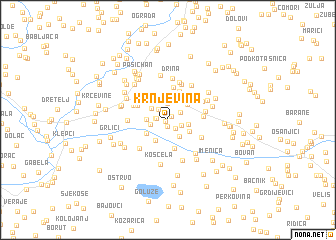 map of Krnjevina