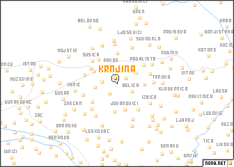 map of Krnjina