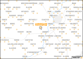 map of Krnsko