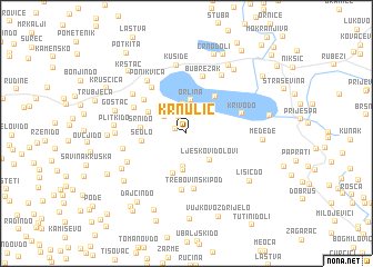 map of Krnulić