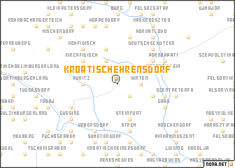 map of Kroatisch Ehrensdorf