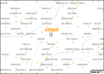 map of Krobia